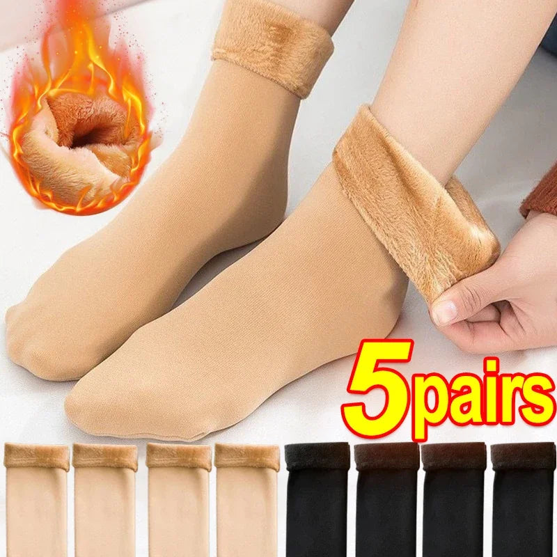 Women Winter Thicken Warm Short Socks