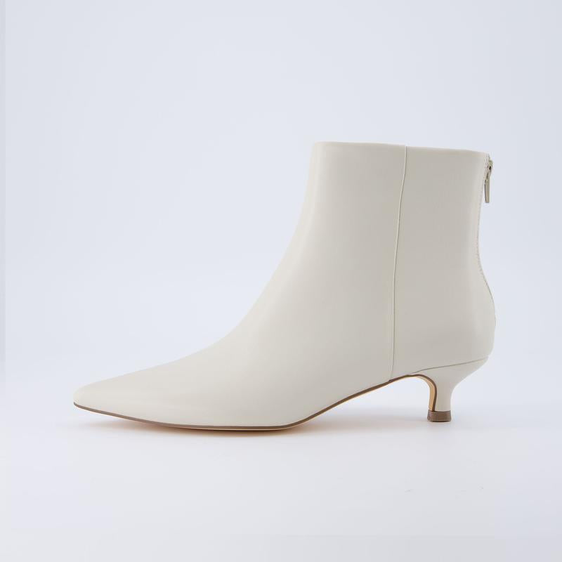 Cushionaire Women'S Barbi Kitten Heel Bootie – Soft Vegan Leather