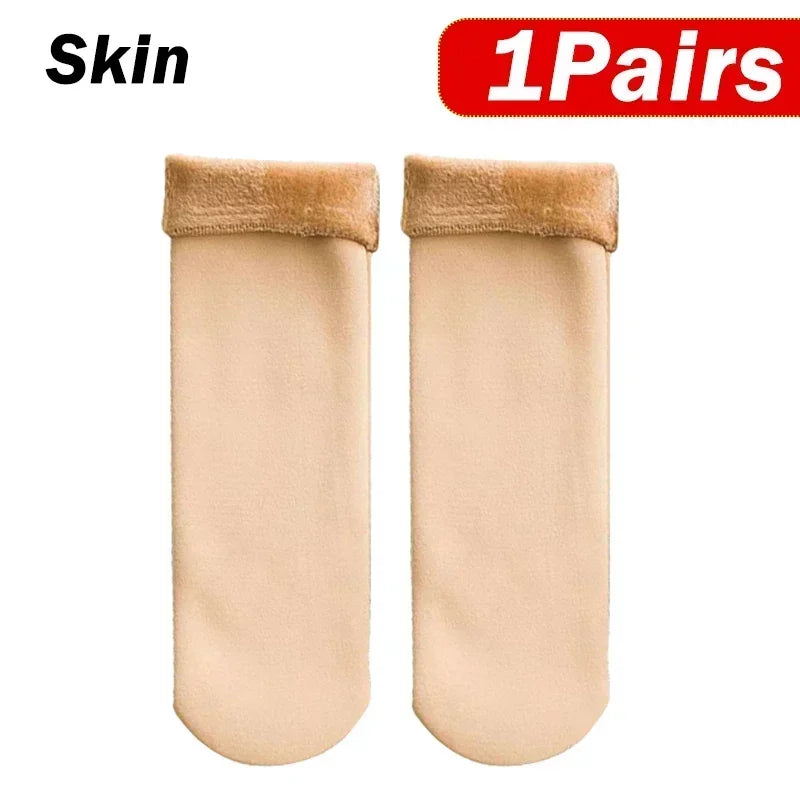 Women Winter Thicken Warm Short Socks