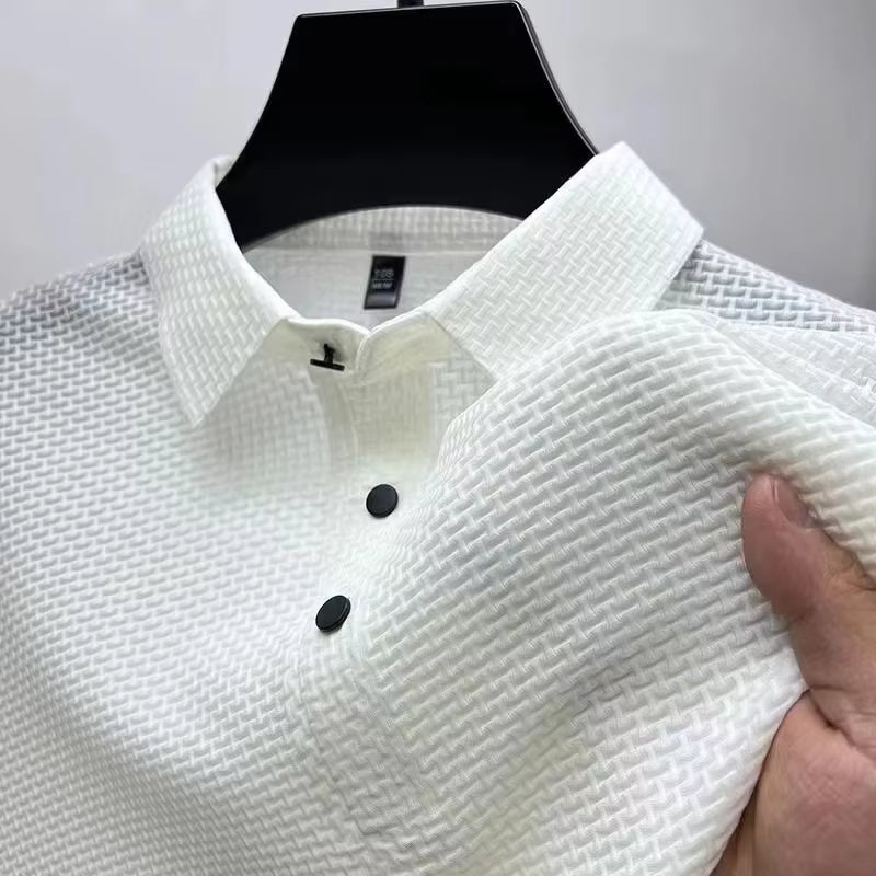 Men's Business Casual Short Sleeved Shirt