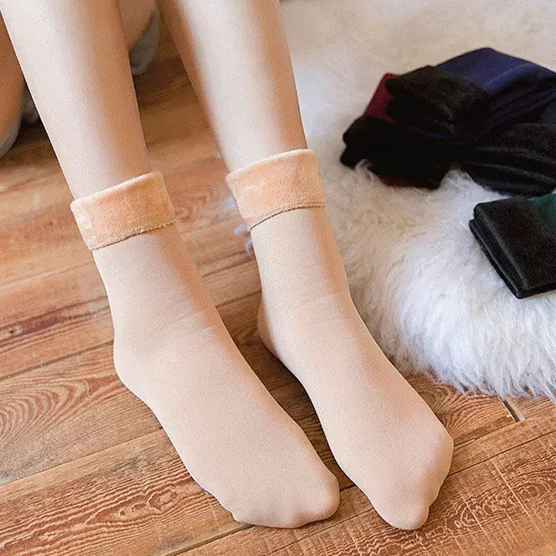 Women Winter Thicken Warm Short Socks