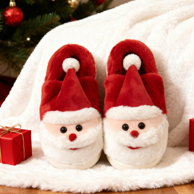 Unisex Christmas Santa Claus Slippers