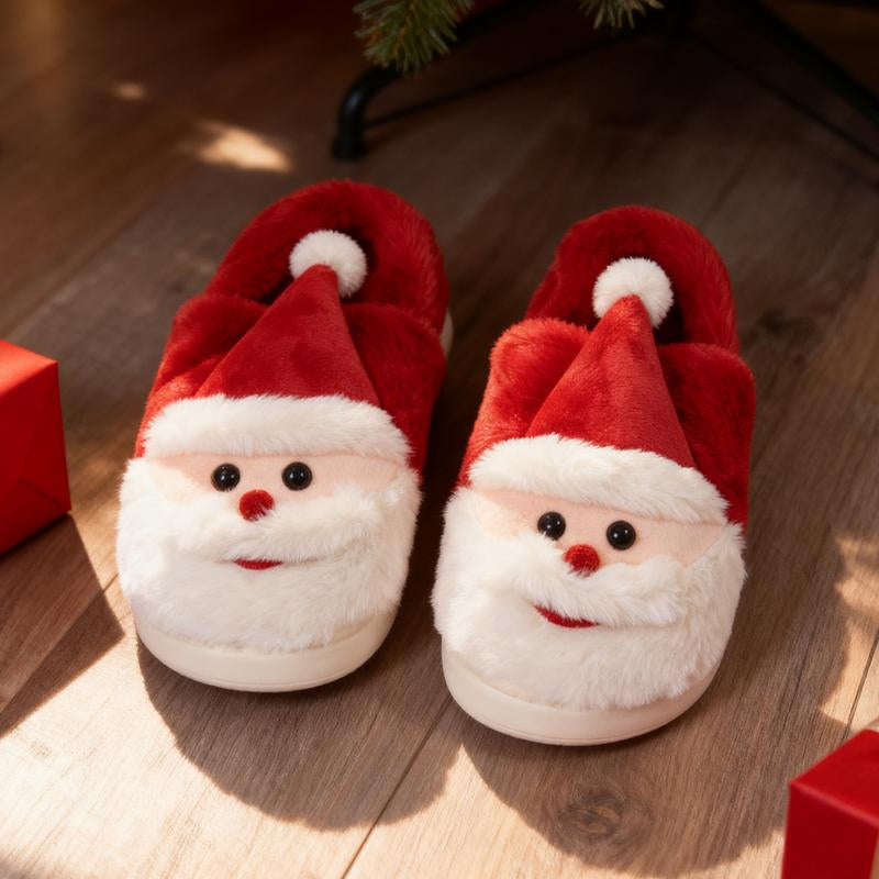 Unisex Christmas Santa Claus Slippers
